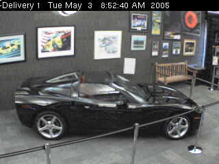 My 2005 Corvette at the National Corvette Museum